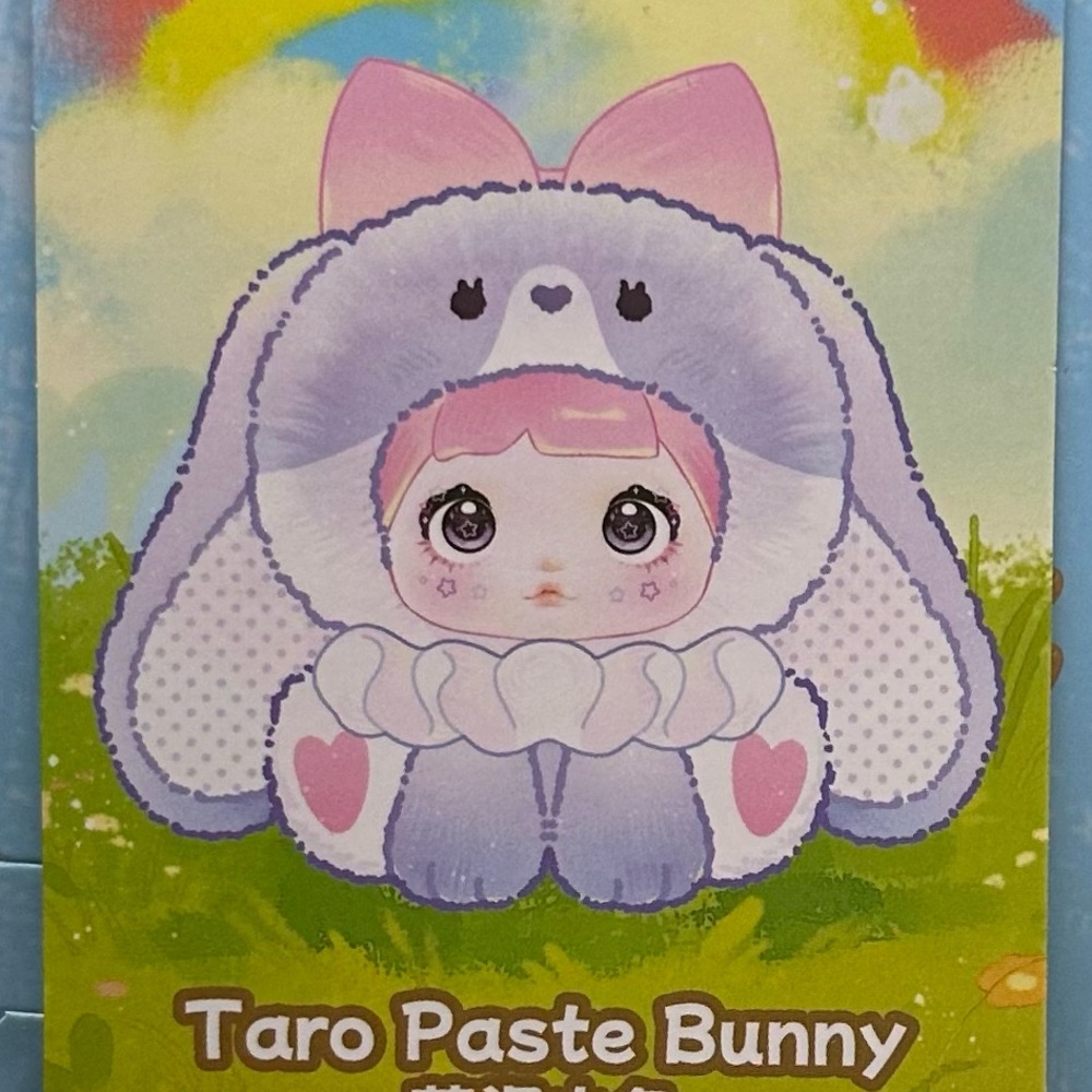 Taro Paste Bunny Nommi Sitting Zoo Series Small Plush - Picture 3 of 5